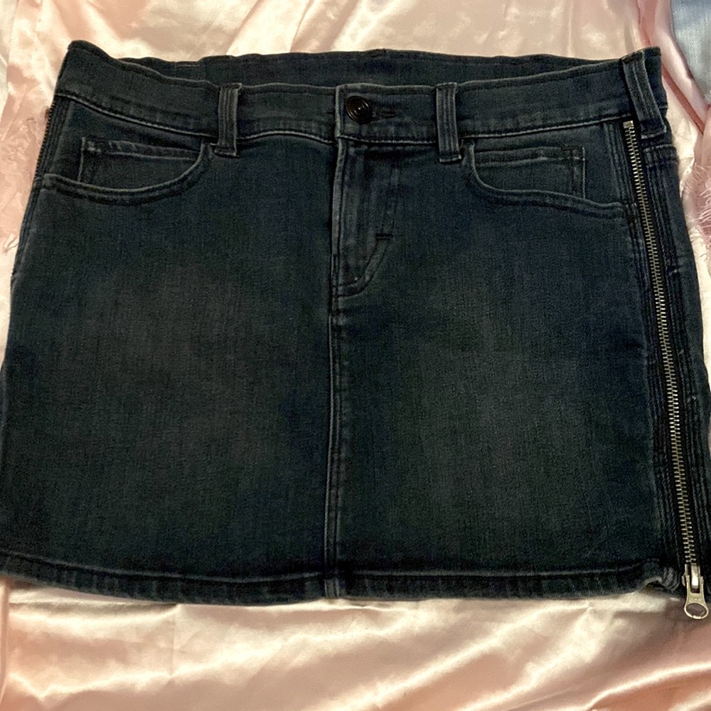 SKARGORN mini skirt with side zippers